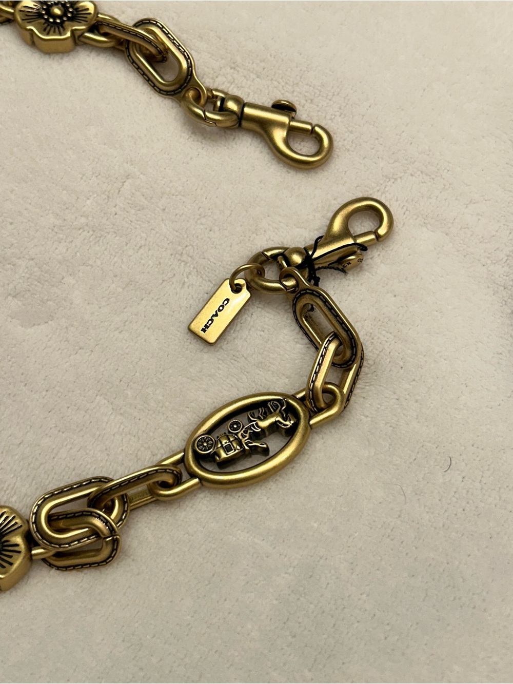 Coach Horse And Carriage Chain Strap - Picture 2 of 7